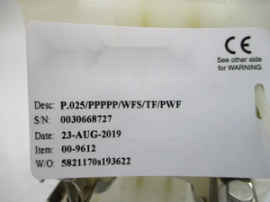 Nouvelle membrane de pompe à diaphragme 00-9612 P.025/PPPPP/WFS/TF/PWF, livraison rapide DHL, composant industriel - Product Image 3