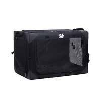 Oxford voyage caisse souple pour animaux de compagnie voiture extérieure sac pour animaux de compagnie pliant boîte pour chien coffre-fort arrière Cage pour animaux de compagnie grand espace