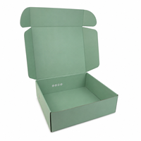 Boîte d'expédition avion en carton ondulé auto-érectible imprimée couleur double face personnalisée, vente en gros, carton postal recyclable