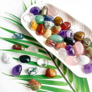 Pierres Roulées Naturelles Polies en Gros pour la Guérison et la Décoration : Quartz Rose, Améthyste, Diffuseur d'Arômes - Product Image 1