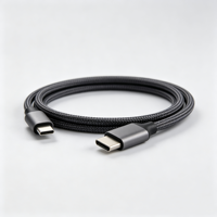 Cable de Carga Rápida PD de 1.8m, Trenzado de Nailon Resistente a Roturas, Tipo-C para Teléfono Móvil, Computadora y Cámara