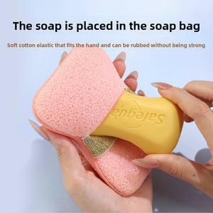 Esponja Facial y de Ducha a Base de Jabón para Niños y Adultos, Diseño Simple para una Limpieza y Exfoliación Eficaces - Product Image 3