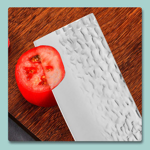 Forged cleaver, a popular live-streaming product from Yangjiang, featuring a hammered texture, no sharpening required, and - Product Image 3