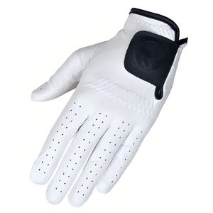 Factory Price Premium Cabretta Leather Golf <b>Glove</b> for Men and <b>Women</b> Customized Logo Breathable Golf <b>Gloves</b> Velcro Closure Left - Product Image 5