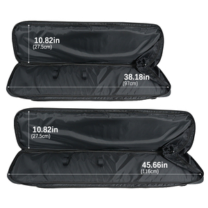 85/100/120CM sac de pistolet tactique chasse tir étui de pistolet coussin de protection en mousse Double pistolet transporter sac à <span class=keywords><strong>bandoulière</strong></span> - Product Image 3