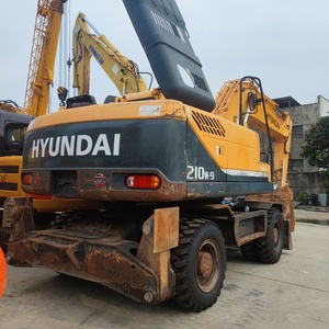 Excavadora de segunda mano de alta calidad Original Hyundai 210w-9 Excavadora de ruedas 21 toneladas Usado Hyundai 210w-9 para la venta - Product Image 3