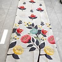 Design élégant Polyester Imprimé Drap de lit Tissu Design Doux couleur vive Personnaliser pas cher Prix Rideau tissu différent marché