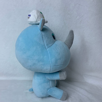 UYEAH OEM/ODM Peluche Hippopotame Douce de Haute Qualité à Faible MOQ, Chapeau de Peluche Personnalisé, Jouets en Peluche Animaux Rembourrés, Cadeaux pour Enfants