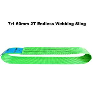 <span class=keywords><strong>Eslinga</strong></span> de Cinta <span class=keywords><strong>Sin</strong></span> <span class=keywords><strong>Fin</strong></span> de 7:1, 60 mm, 2T, <span class=keywords><strong>Eslinga</strong></span> de Elevación Unidireccional con Certificado TUV GS CE, ISO9001 para Elevación <span class=keywords><strong>Tubular</strong></span> - Product Image 2