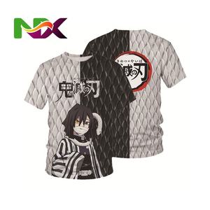 T-<span class=keywords><strong>shirt</strong></span> XIANGHUI Anime Estiva con Stampa Cartoon alla Moda per Ragazzi Demon <span class=keywords><strong>Slayer</strong></span> Spedizione Gratuita T-<span class=keywords><strong>shirt</strong></span> da Uomo Semplice - Product Image 6