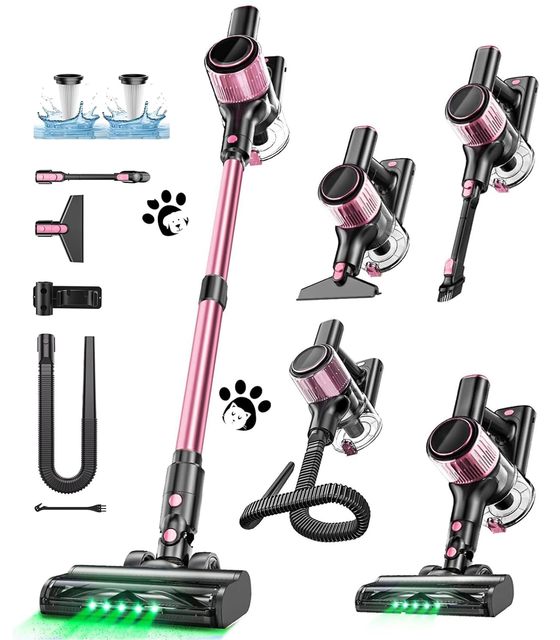 6in1 Cordless Handheld Stick Vacuum, Brushless Motor, Bagless HEPA, Lightweight, for Pet Car Home, OEM CE Certified