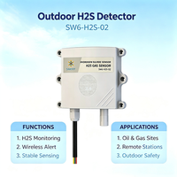 Capteur de sulfure d'hydrogène H2S SW6H2S02 IP65, transmetteur industriel RS485 Modbus RTU pour la détection de sécurité des tunnels souterrains