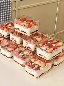<span class=keywords><strong>Crema</strong></span> <span class=keywords><strong>de</strong></span> fresa transparente para MANGO Tiramisu Mousse Mille-Feuille Caja <span class=keywords><strong>de</strong></span> embalaje <span class=keywords><strong>de</strong></span> pastelería occidental horneada Bolsas <span class=keywords><strong>de</strong></span> propósito especial y - Product Image 3