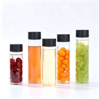 Bouteilles jetables en plastique PET de 250 ml et 300 ml avec bouchon à vis pour boissons, thé enzymatique, lait, boissons gazeuses, jus, soda – Fabrication chinoise