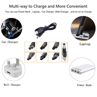 Vente en gros chargeur universel pour rasoir 5V câble d'alimentation USB DC 5521 mâle vers C8 femelle convertisseur adaptateur ensemble