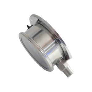 Manomètre en acier inoxydable 1/4'' à prix avantageux, manomètre de pression d'air/oxygène, manomètre hydraulique 600 psi - Product Image 5