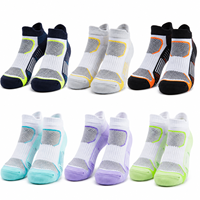 Chaussettes de course unisexe en mélange de laine mérinos à compression, avec soutien de la voûte plantaire, récupération, évacuation de l'humidité, pour marathon, hautement personnalisables