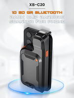 XB-C20 Syble nouveau téléphone pince arrière lecteur de Code QR 2D sans fil Bluetooh lecteur de codes à barres pour la logistique