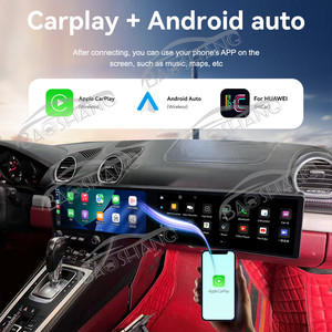 Baoshang xe phương tiện truyền thông nâng cấp Kit kép 12.3 inch cho PORSCHE 718 Boxster 2016-2023 đài phát thanh xe hai màn hình GPS navigation đa phương tiện - Product Image 3