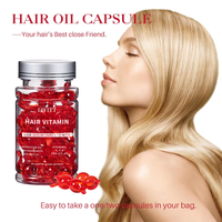Vitamine capillaire naturelle, sérum capillaire nourrissant à base d'acides aminés biologiques marocains, essence réparatrice pour les cheveux, huile de fruits, capsule de sérum capillaire