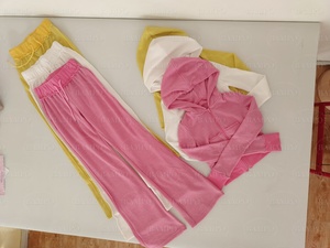 Set da <span class=keywords><strong>donna</strong></span> di alta qualità in due pezzi Set personalizzato giacca con Zip pantaloni della tuta Casual Jogger felpa con cappuccio <span class=keywords><strong>abbigliamento</strong></span> da <span class=keywords><strong>donna</strong></span> - Product Image 6