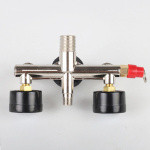 Plowing Air Regulator Black Hat Bracket With Gauge And Safety Valve For Air Compressor And Pump Accessories - Product Image 4