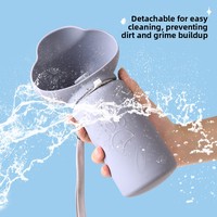 Bol pliable pour chien en silicone de qualité alimentaire, personnalisable avec logo, directement de l'usine, pliable, portable, pour les voyages, en plein air, vente en gros pour animaux de compagnie