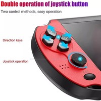 Vente en gros de console de jeu portable X7 de qualité originale, écran de 4,3 pouces, résolution 1024x600, batterie 1500 mAh, 500 jeux