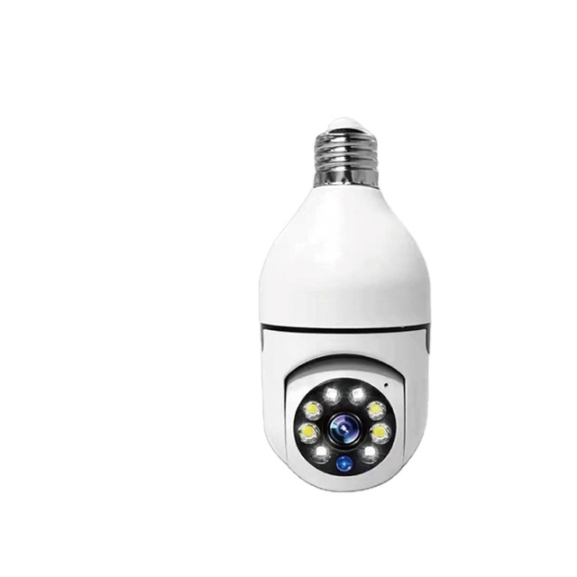 Oem/Odm V380 Pro Auto Tracking Bulb Cctv 1080P 2mp Invisible  Body Hidden Light Bulb Mini V380 Smartcolor Night Vision  Camera