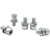 Kit d'assemblage de vis et rondelles hexagonales intérieures en acier inoxydable (qualité 304 et 316) - Style DIN 912 / ISO 4762