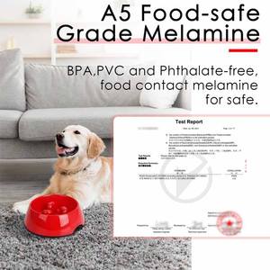 ชามอาหารสุนัขชามเซรามิกแบบช้าชามอาหารสุนัขชามสเตนเลสแบบโต้ตอบสำหรับสุนัข - Product Image 5