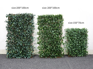 Clôture flexible en plastique, 1 pièce, panneaux en bambou, boxer, feuilles vertes, plante, clôture - Product Image 3