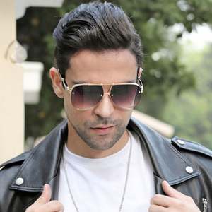 Nuevas Gafas de Sol Steampunk Vintage de Lujo 2022 para Hombre y Mujer, Montura Grande, Protección UV400, Metálicas, Estilo Piloto, para Conducir - Product Image 3