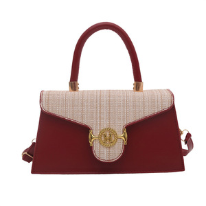 Bolsos de diseño exclusivo, nuevos estilos 2026, bolsos cuadrados pequeños de estilo francés, modernos y elegantes, bolsos de hombro/cruzados con textura. - Product Image 3