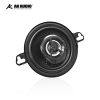 Prix compétitif d'usine AK-338 et haut-parleur de voiture peu commun de haute qualité Haut-parleur coaxial 2 voies de 3.5 pouces, audio de gamme complète de musique