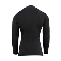 Combinaison en néoprène 2mm pour hommes et femmes Manteau à manches longues avec fermeture à glissière sur le devant Veste en néoprène pour la natation, la plongée et le surf