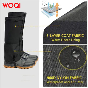Protège-jambes WOQI pour activités de plein air, imperméables et chauds, protection des mollets pour la randonnée, l'alpinisme, le camping, adultes - Product Image 2