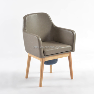 Chaise de toilette médicale pour personnes âgées avec seau amovible - Product Image 2