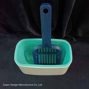 Vente en gros d'articles de luxe pour chats Boîte aux lettres en rouleau et propre avec cuillère en silicone Ensembles de nettoyage de <span class=keywords><strong>caca</strong></span> en plastique pour chats - Product Image 5