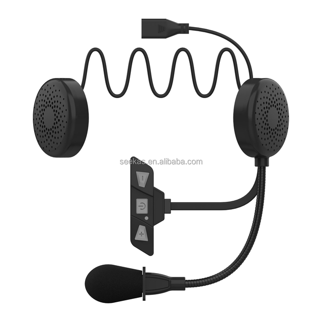 Bluetooth Headset for Motorcycle Helmet, V5.2 Wireless Helmet Headset with Mic Auto Answer Call 35 Hours of Music Play Time