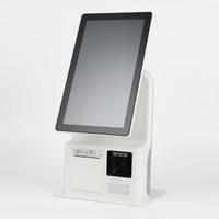 Kiosque de commande tactile nouvelle génération avec imprimante et scanner, kiosque de commande automatique pour restaurant