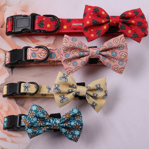 OKEYPETS-<span class=keywords><strong>Collar</strong></span> de entrenamiento para caminar, <span class=keywords><strong>collar</strong></span> ajustable con estampado de poliéster para mascotas, hebillas de metal personalizadas, collares para perros - Product Image 1