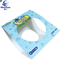 Boîte ouverte coulissante transparente Meishan en papier kraft de luxe, carton kraft pour emballage de boucles d'oreilles et de produits alimentaires avec manchon rigide