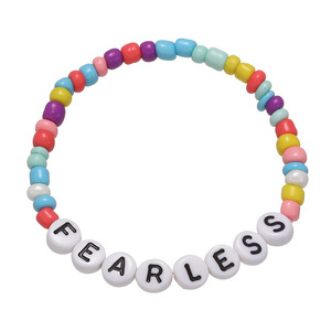 Cuentas de semillas, pulseras de cuentas coloridas, pulsera encantadora de la suerte BFF, joyería hecha a mano, Letra de cristal, venta al por mayor, moda para niñas, <span class=keywords><strong>Jade</strong></span> - Product Image 5