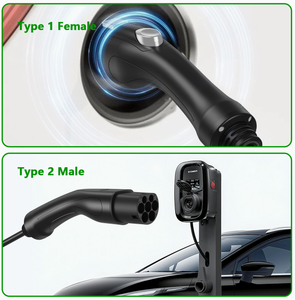 Cable de Carga para Vehículos Eléctricos de 32A, 3 Fases, TPU, Tipo 2 a Tipo 2, IP55, 5M (Personalizable), Estándar IEC 62196-2, Alta Durabilidad (>10000 Ciclos) - Product Image 4