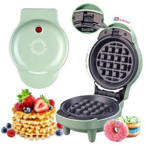 Anbolife - Mini Máquina para Hacer Waffles, Paninis, Sándwiches y Donas, Desmontable, Regalo de Halloween y Navidad - Product Image 1