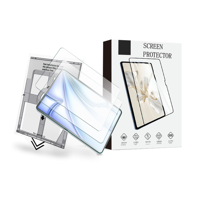 3 Pack 9H 2.5D Anti-Scratch Anti-Explosion Waterproof Tempered Glass Screen Protector for iPad Air 11 Inch 13 Inch