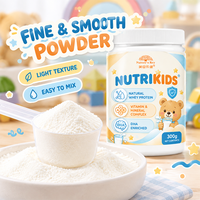 Poudre de protéines pour enfants en marque blanche OEM/ODM – Mélange de whey, soja, DHA, CPP, calcium, fer, zinc, multivitamines pour la croissance et la nutrition
