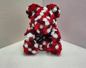 Orsi rosa di colore misto con confezione regalo in 70cm 40cm 30cm 25cm orsacchiotti di fiori di colore misto accettano il design personalizzato del logo - Product Image 5