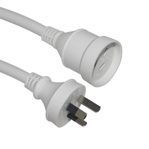 0.75Mm Saa 3 Pin Prong Cắm Cáp Màn Hình Thay Thế AC Điện Saa Đúc Nam Để Nữ Dây Điện - Product Image 2